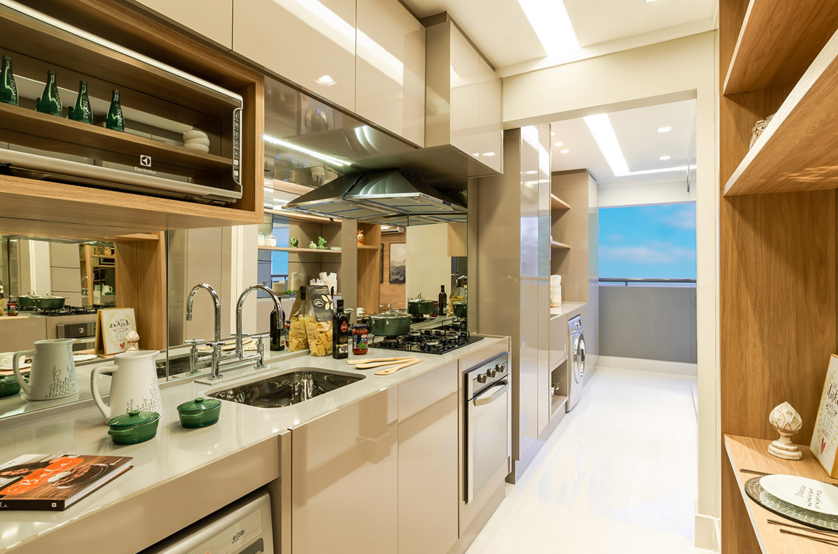 Cozinha - 115m² (Foto do decorado)