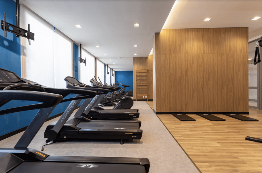 Fitness com 112m² (foto do local)