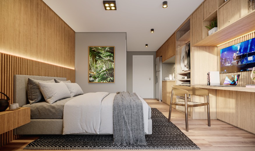 Studio residencial (Perspectiva artística - sujeito a alteração)