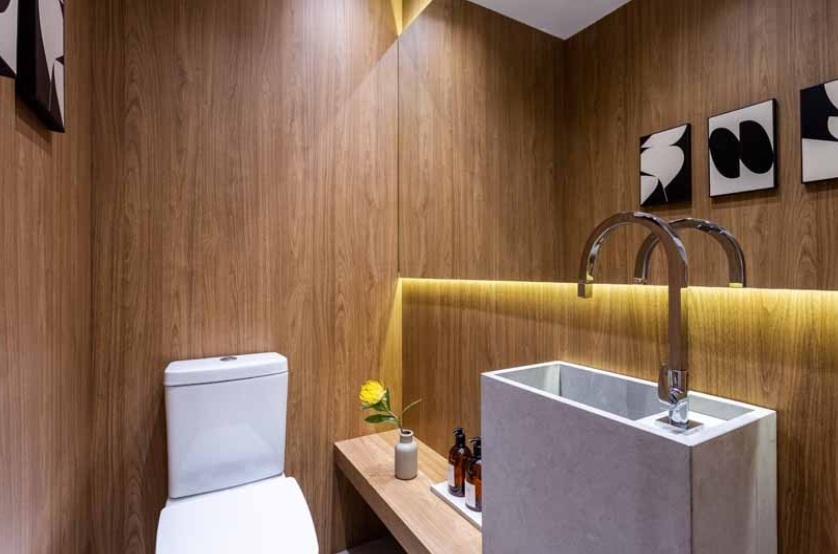 Lavabo - 119m² - Final 1 - Torre 1 (Foto do decorado)