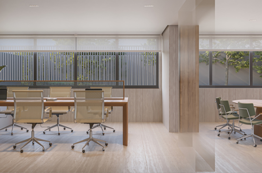 Coworking - torre 3 (Perspectiva artística)