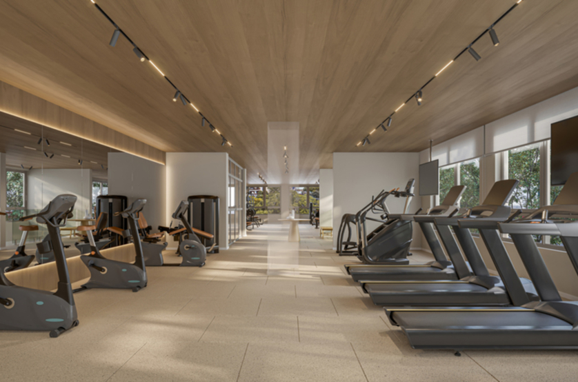 Fitness  - torre 1 e 2 (Perspectiva artística) 