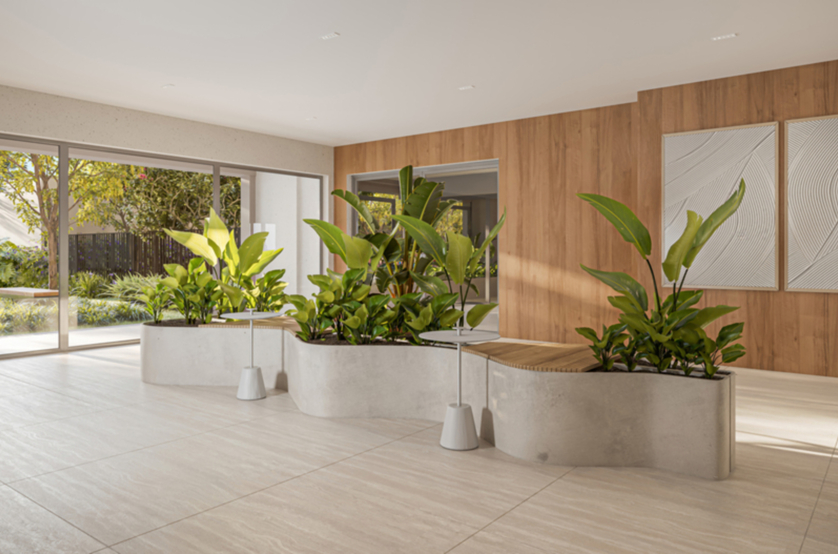 Lobby - torre 3 (Perspectiva artística)