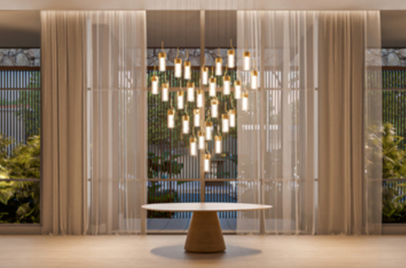 Lobby - torre 1 e 2 (Perspectiva artística)