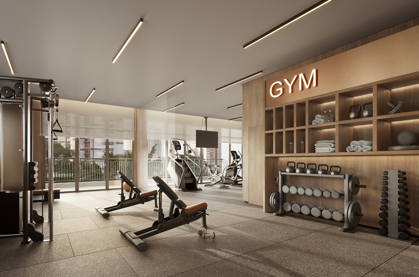Fitness - torre 1 e 2 (perspectiva artística) 