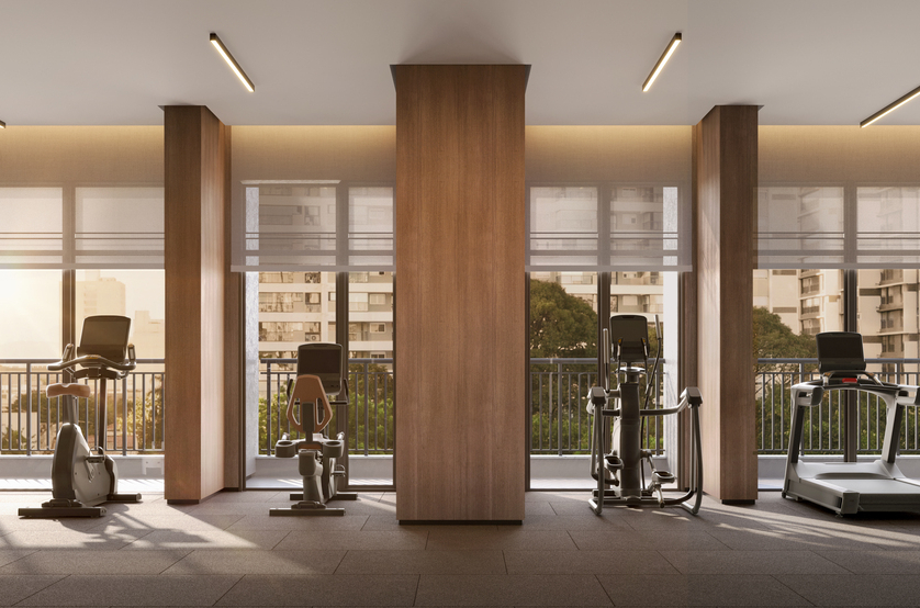 Fitness - torre 1 e 2 (perspectiva artística) 