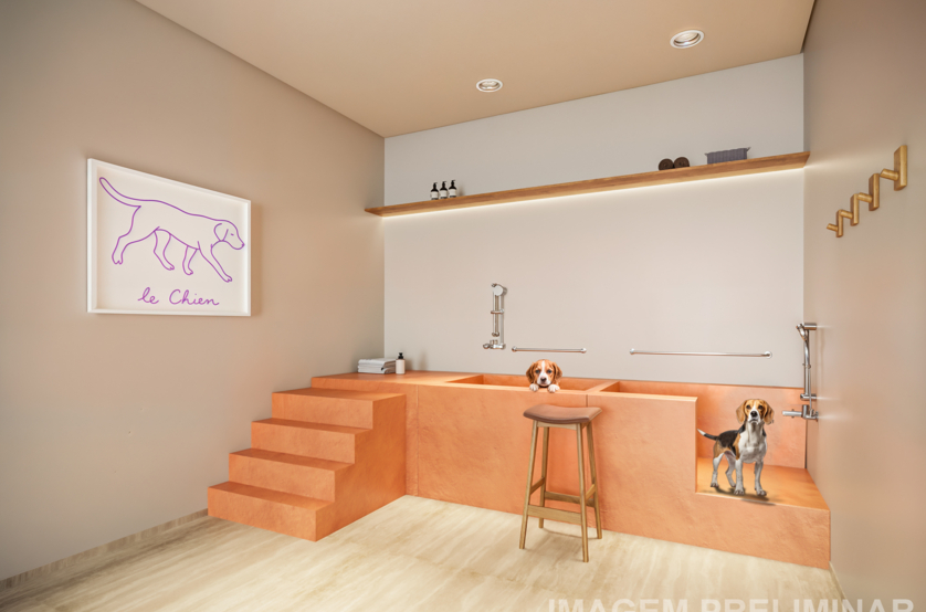 Dog wash (Perspectiva preliminar) 