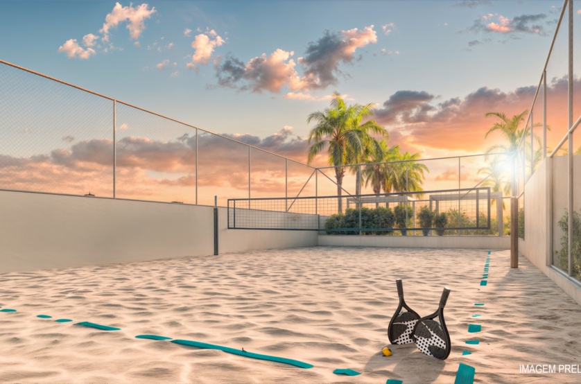 Quadra Beach tennis (Perspectiva preliminar) 