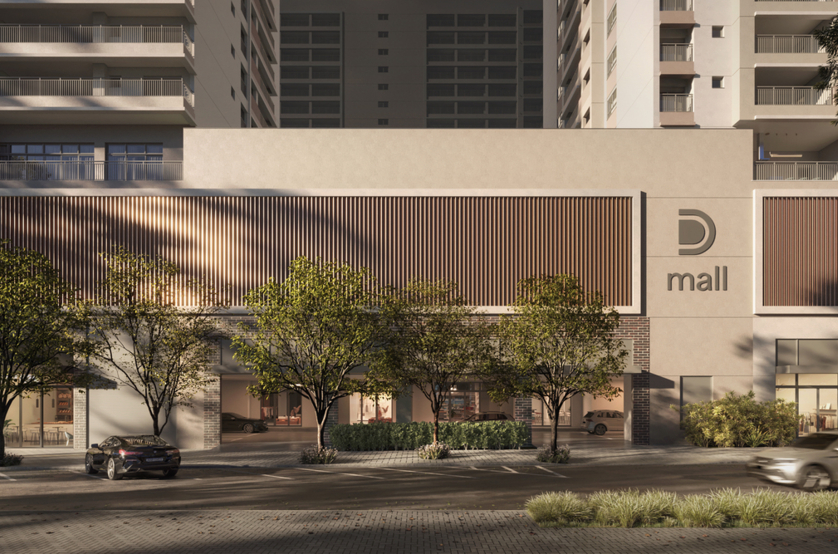 Acesso mall - torre 1 e 2  (perspectiva artística) 