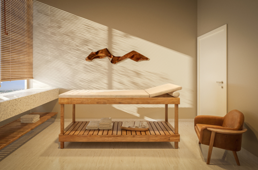 Sala de massagem (Perspectiva artística) 