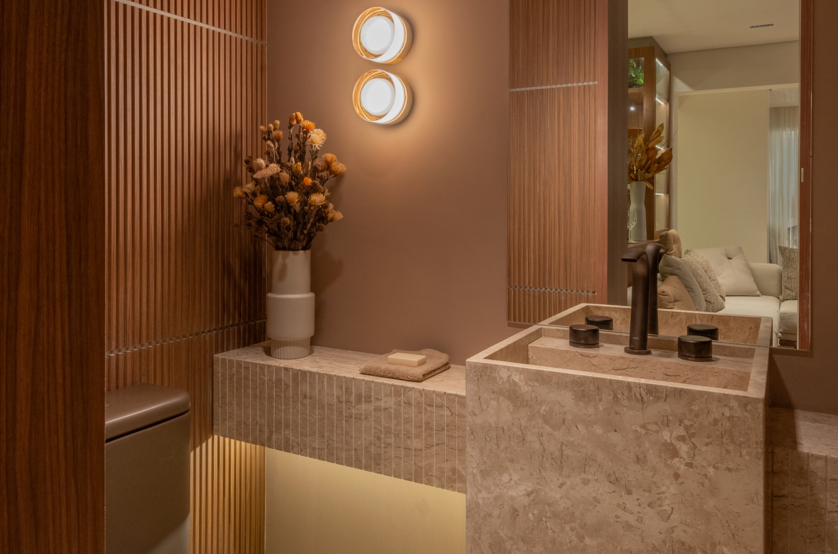 Lavabo - 147m² (Foto do decorado)