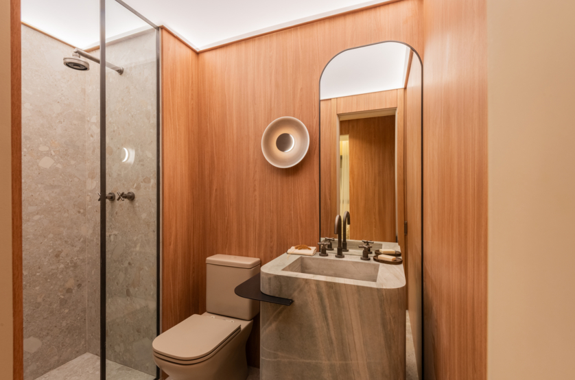 Banheiro - 83m² (Foto do decorado)