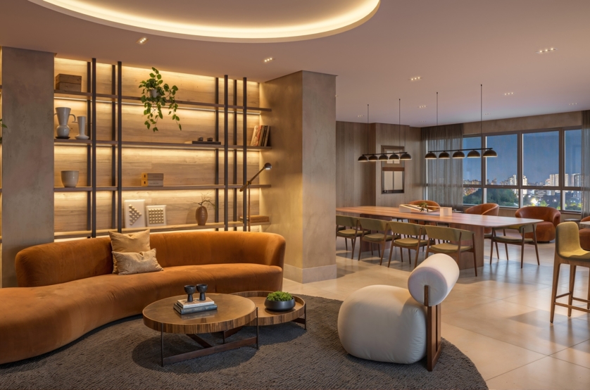 Salão gourmet (perspectiva artística) 