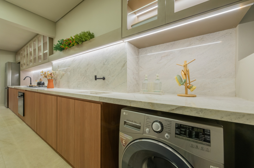 Área de serviço - apto 121² (Foto do decorado)