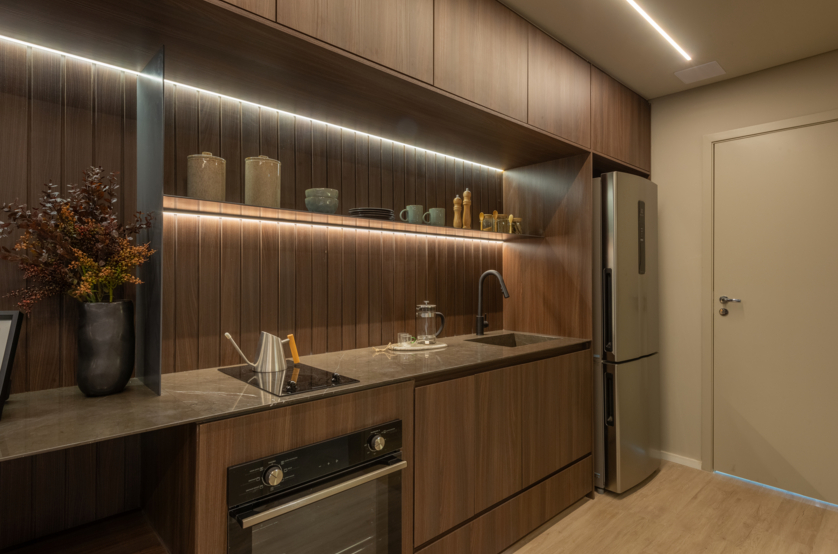 Cozinha - studio 28m² (Foto do decorado)