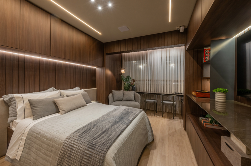 Quarto - studio 28m² (Foto do decorado)