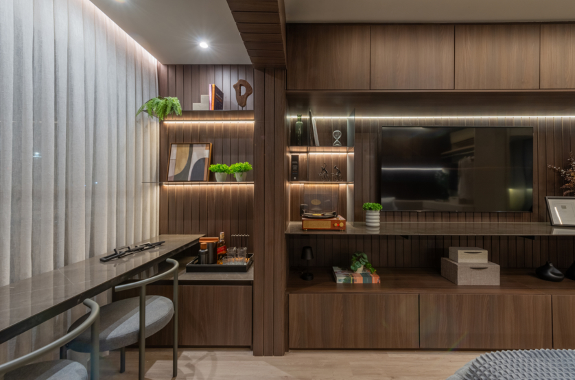 Terraço - studio 28m² (Foto do decorado)