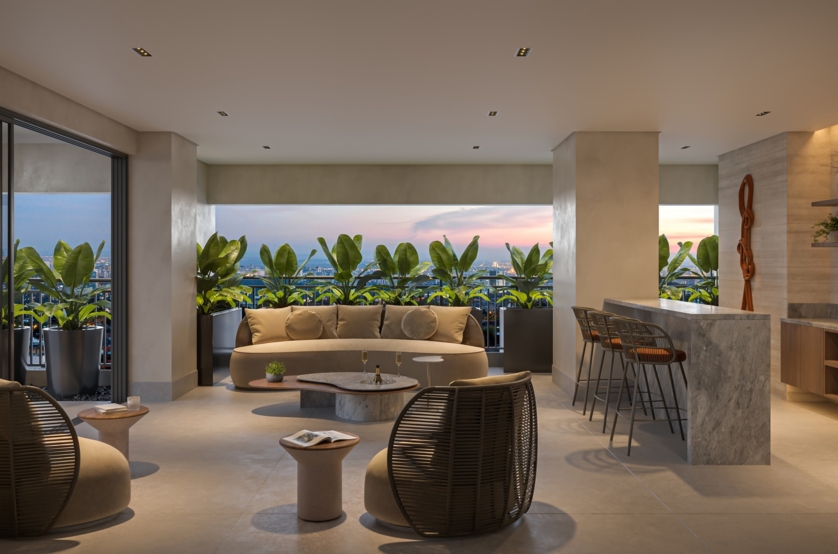 Pool bar (perspectiva artística) 