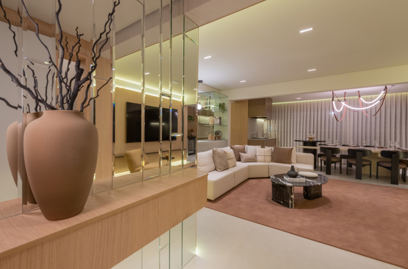 Hall - apto 120m² (Foto do decorado)