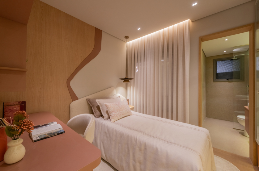 Suíte 03 - apto de 120m² (Foto do decorado)