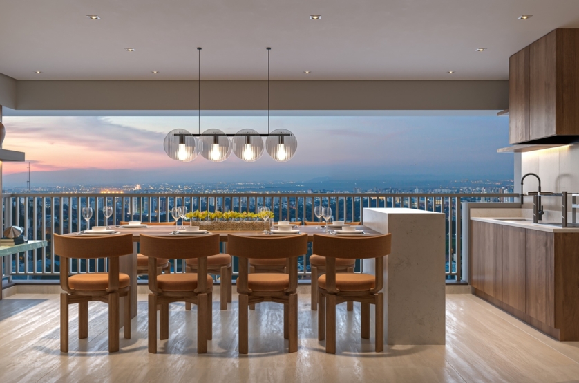 Terraço 3 suítes - 131m² (Perspectiva artística)