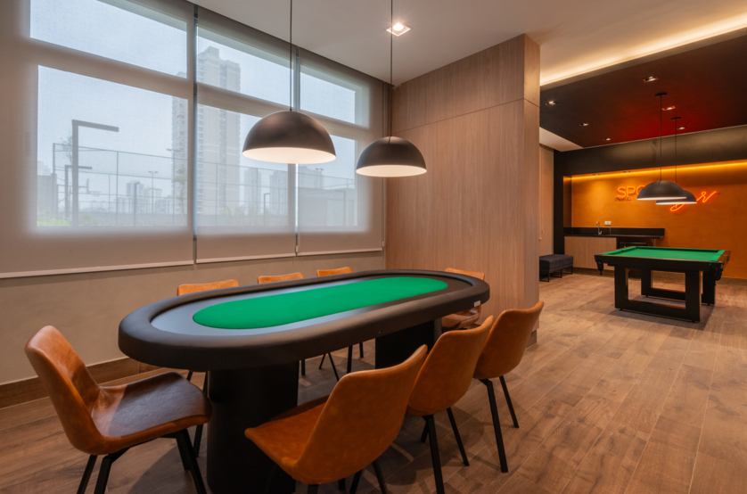 Salão de jogos - 4º pavimento (Foto do local)