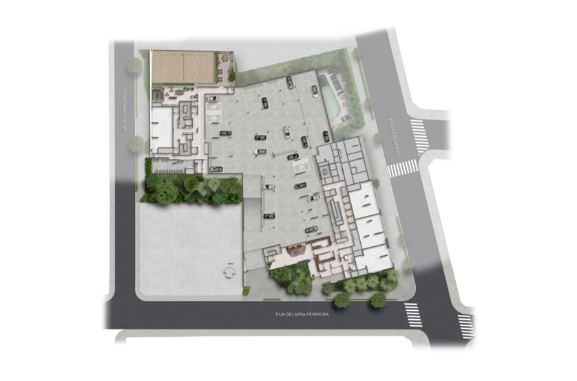 Implantação lazer (Perspectiva artística) 