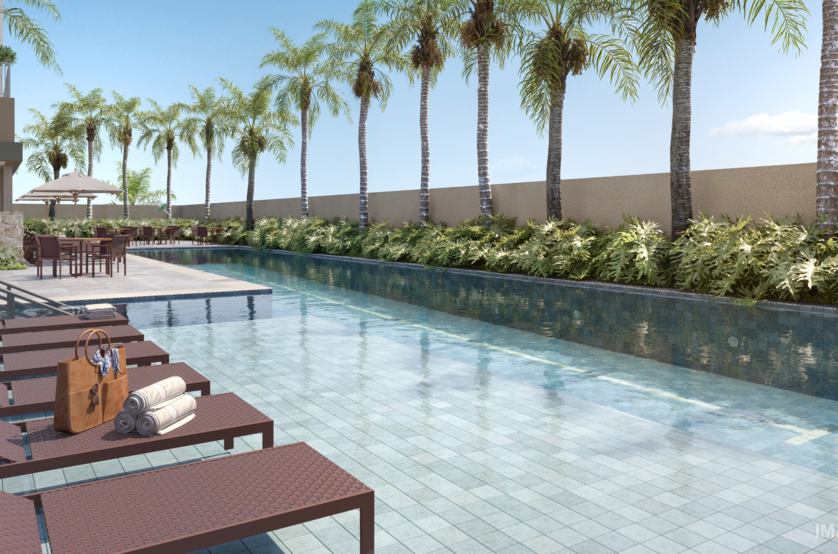 Piscina adulto c/ raia de 25m (Perspectiva preliminar)