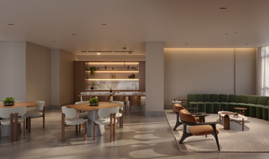 Salão de festas (Perspectiva preliminar) 