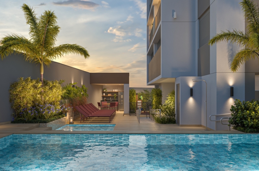 Piscina (perspectiva artística) 