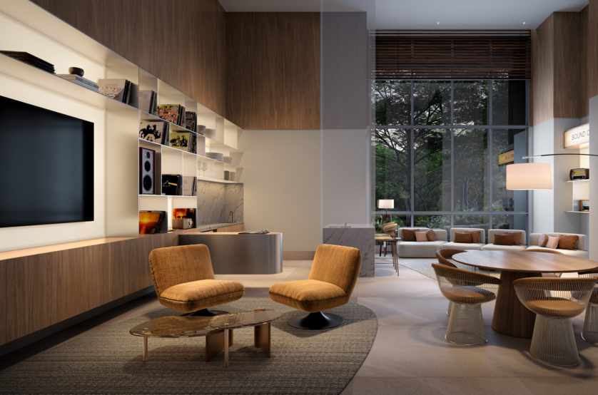 Listening Bar (Perspectiva artística)