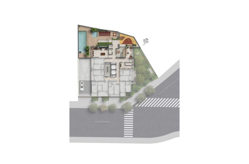 1º Pavimento (Perspectiva artística)