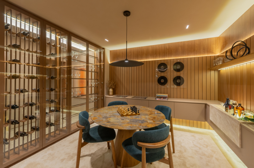 Listening Bar  - apto de 243m² (Foto do decorado)