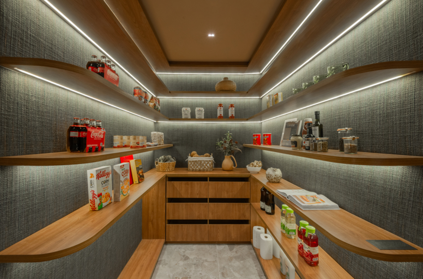 Área da Dispensa - apto de 243m² (Foto do decorado)