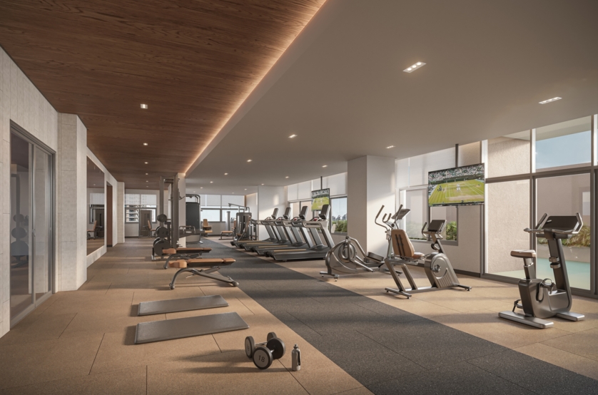 Fitness - torre 1 e 2 (perspectiva artística) 