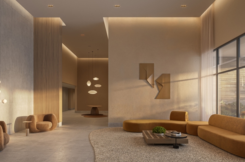 Lobby - torre 3 (Perspectiva artística) 