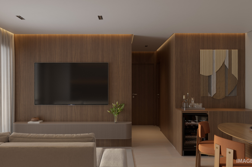 Living 2 Dorms. - apto 79m² (prescpetiva preliminar)