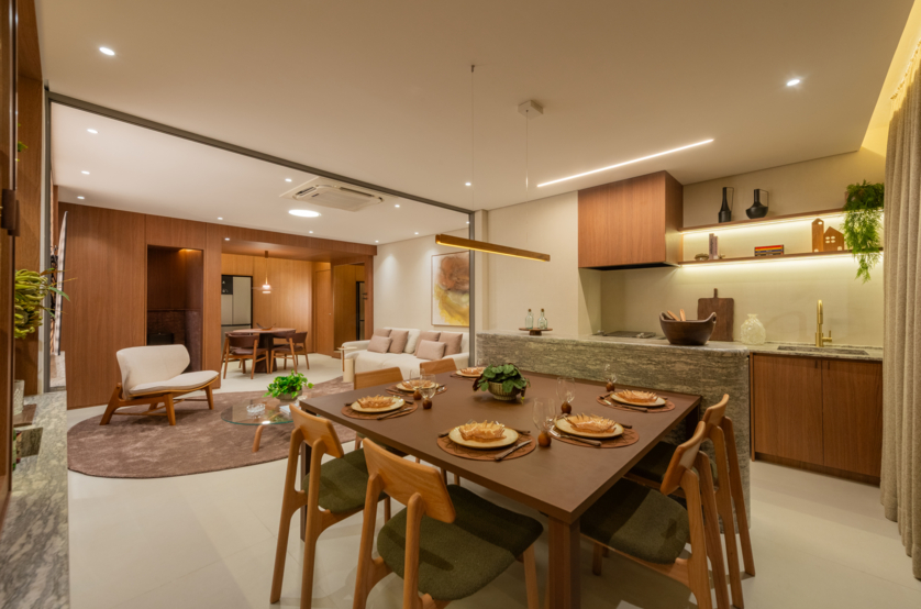 Living - 97m² (Foto do decorado)