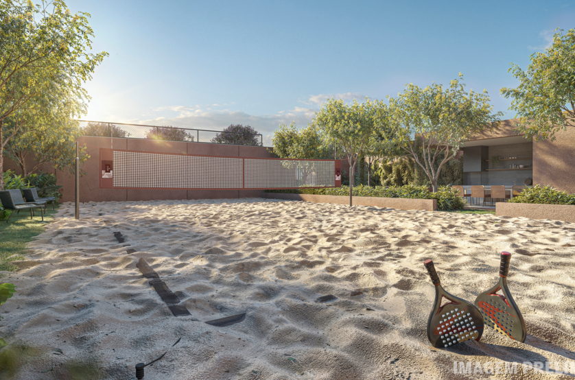 Quadra de Beach Tennis (Prespectiva preliminar) 
